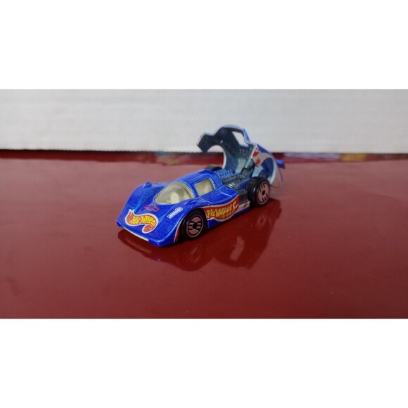 Vintage Hot Wheels 1983 Malaysia 1:64 Scale Race Car Blue White - Picture 1 of 8